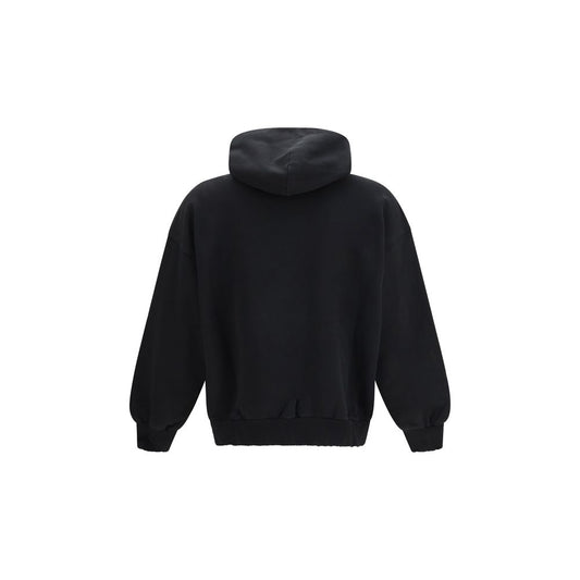 Black Cotton Sweatshirt