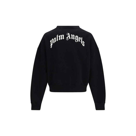 Black Cotton Sweatshirt