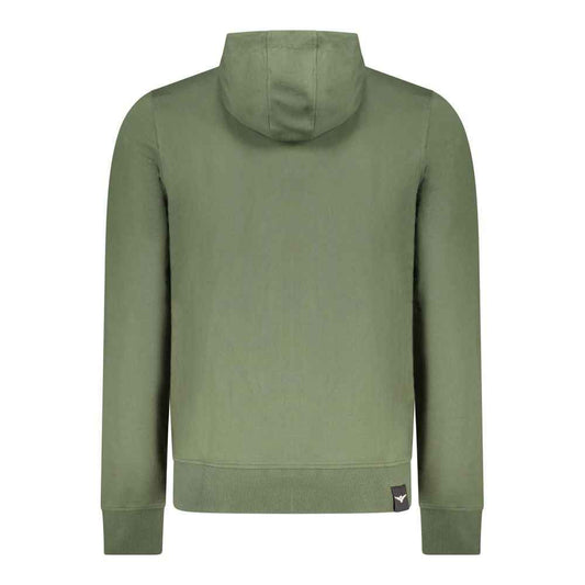 Blue Cotton Mens Hoodie