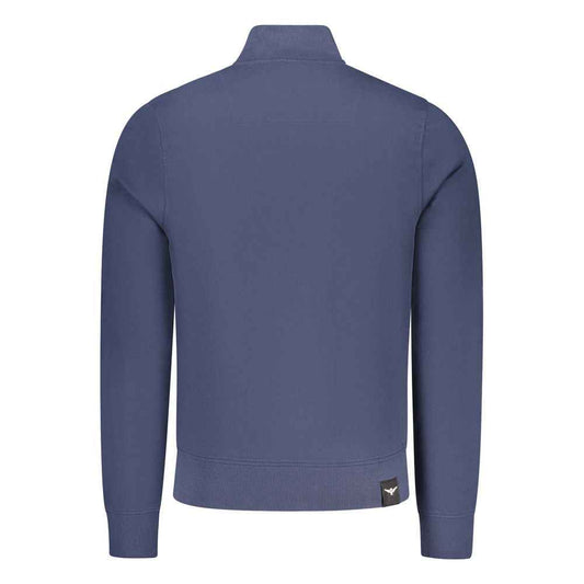 Blue Cotton Men's Sweatshirt