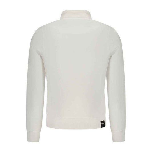 Blue Cotton Men Sweatshirt