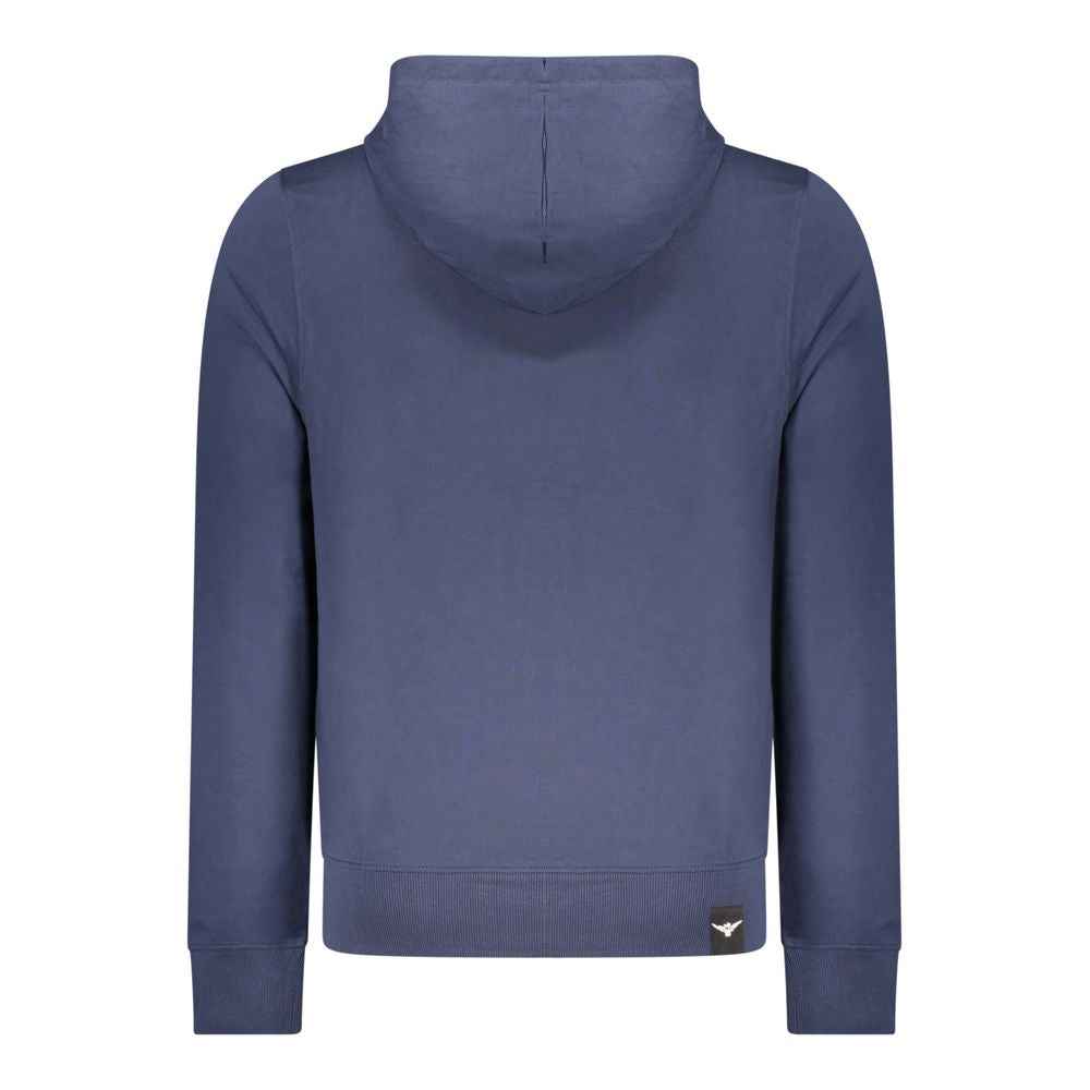 Black Cotton Men Sweatshirt