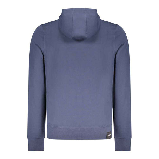 Blue Cotton Men's Sweatshirt