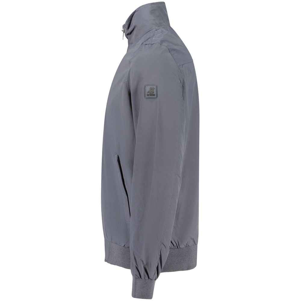 Blu Polyester Men Jacket