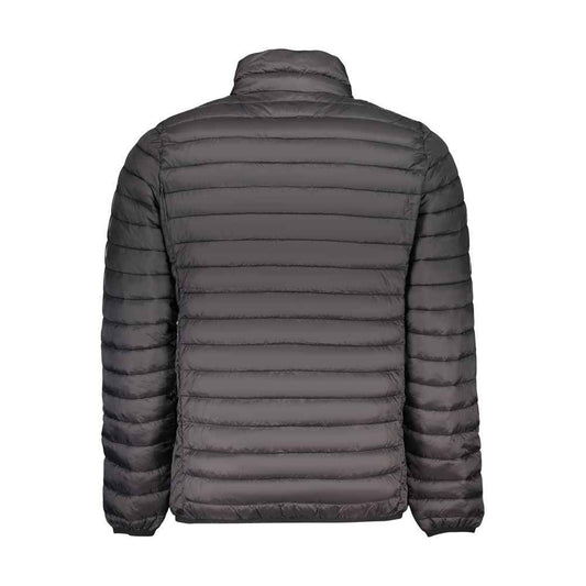 Black Polyester Men's Jacket