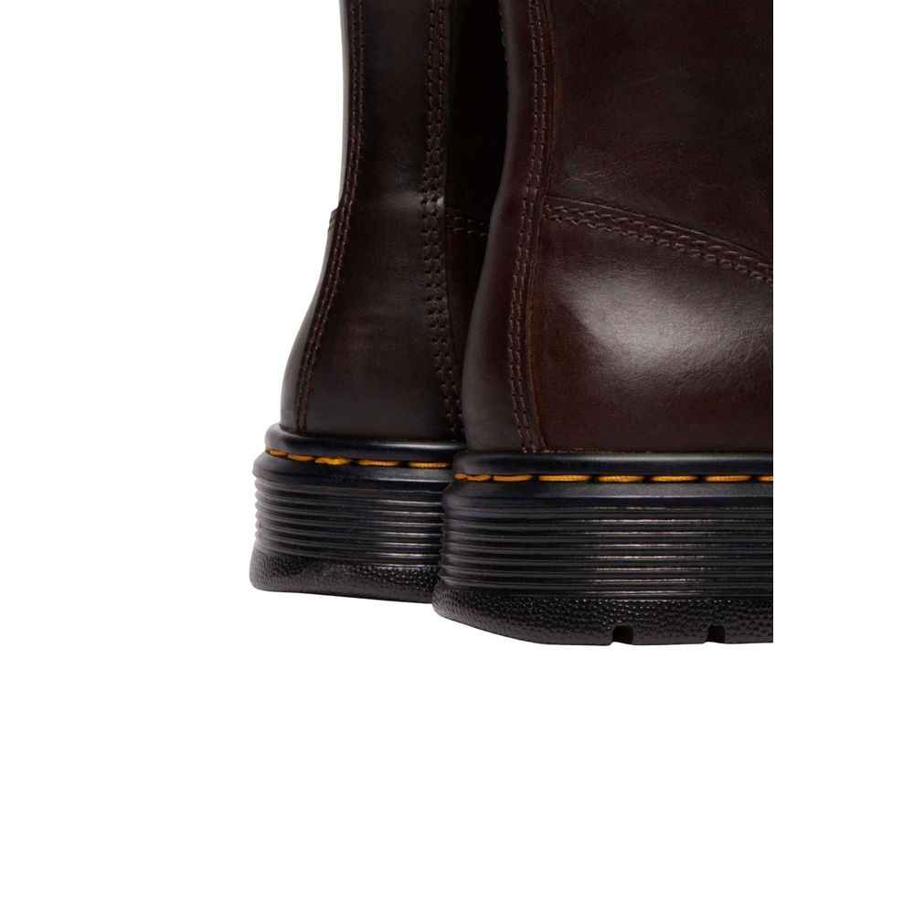 Brown Leather Athletic Sneakers