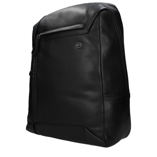 Black Leather Backpack