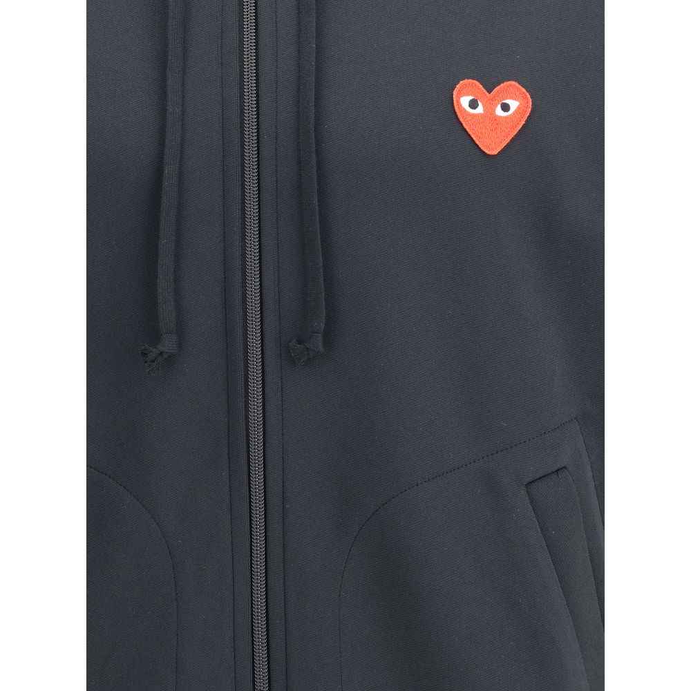 Black Polyester Sweatshirt