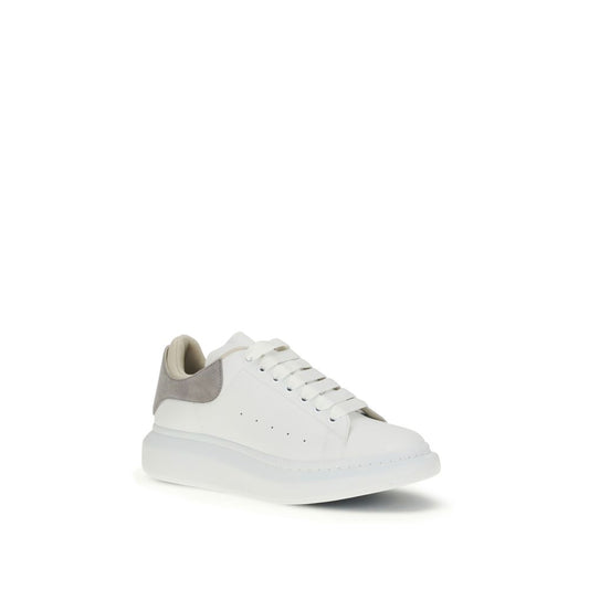 White Calf Leather Bos Taurus Chunky Sneakers