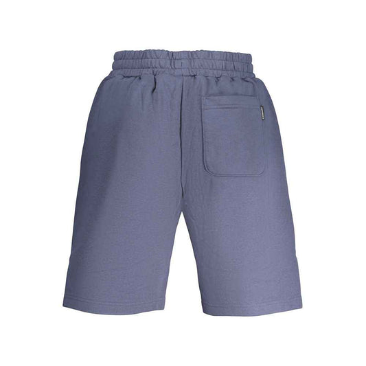 Blue Cotton Shorts