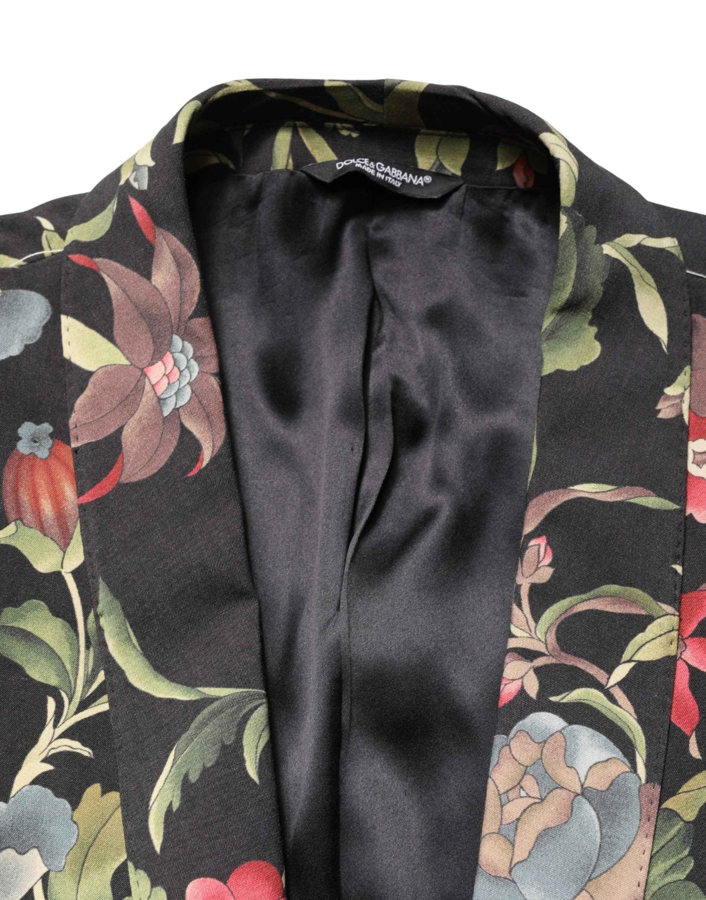 Multicolor Floral Leopard 1 Button Men Suit Jacket