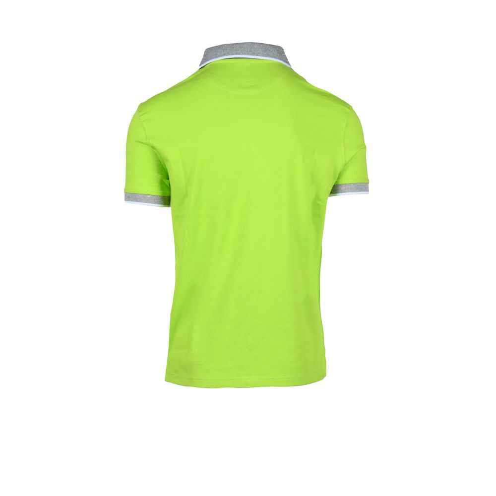 Green Cotton Polo Shirt