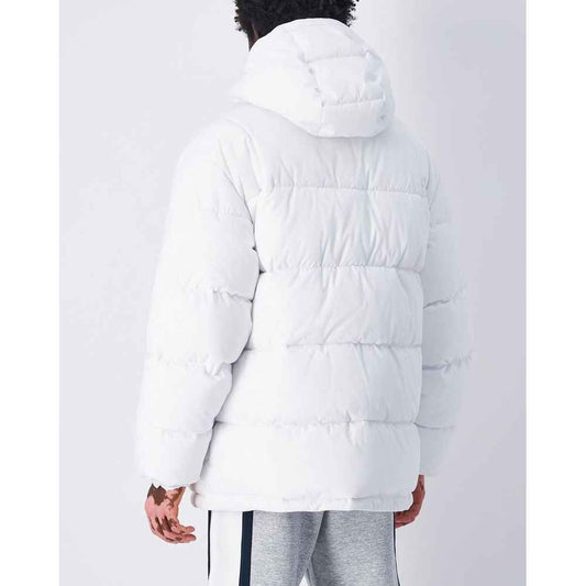 White Polyester Jackets And Coat