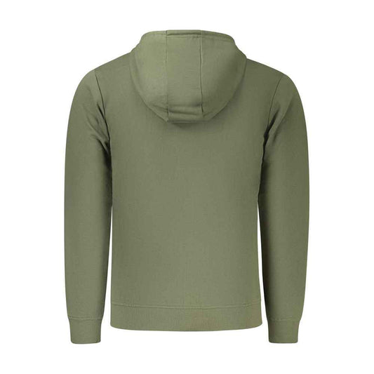 Green Cotton Men's Hoodie