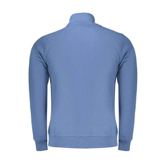 Blue Cotton Mens Sweatshirt