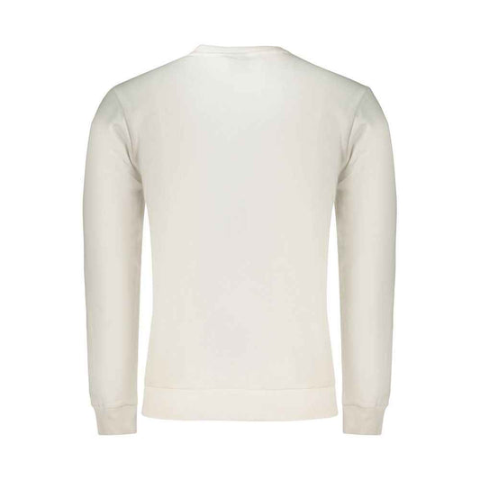White Cotton Men's Sweatshirt