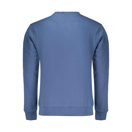 Blue Cotton Men's Sweatshirt