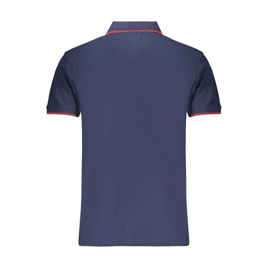 Blue Cotton Men's Polo