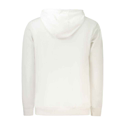 White Cotton Men Sweatshirt