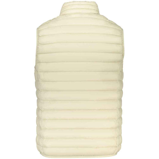 Beige Polyester Mens Vest