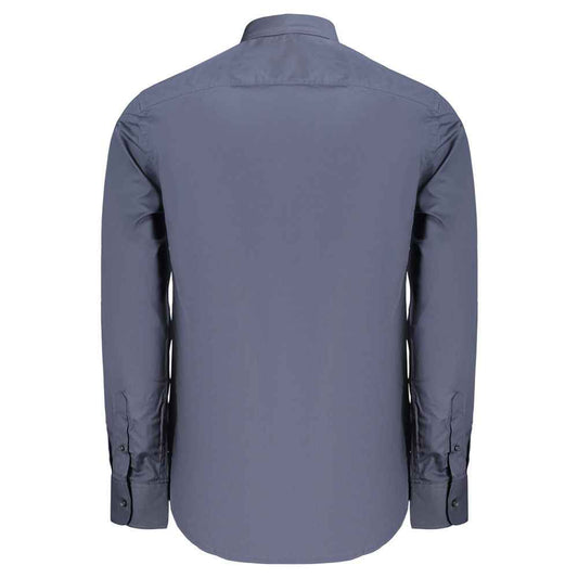 Blue Cotton Men's Shirt