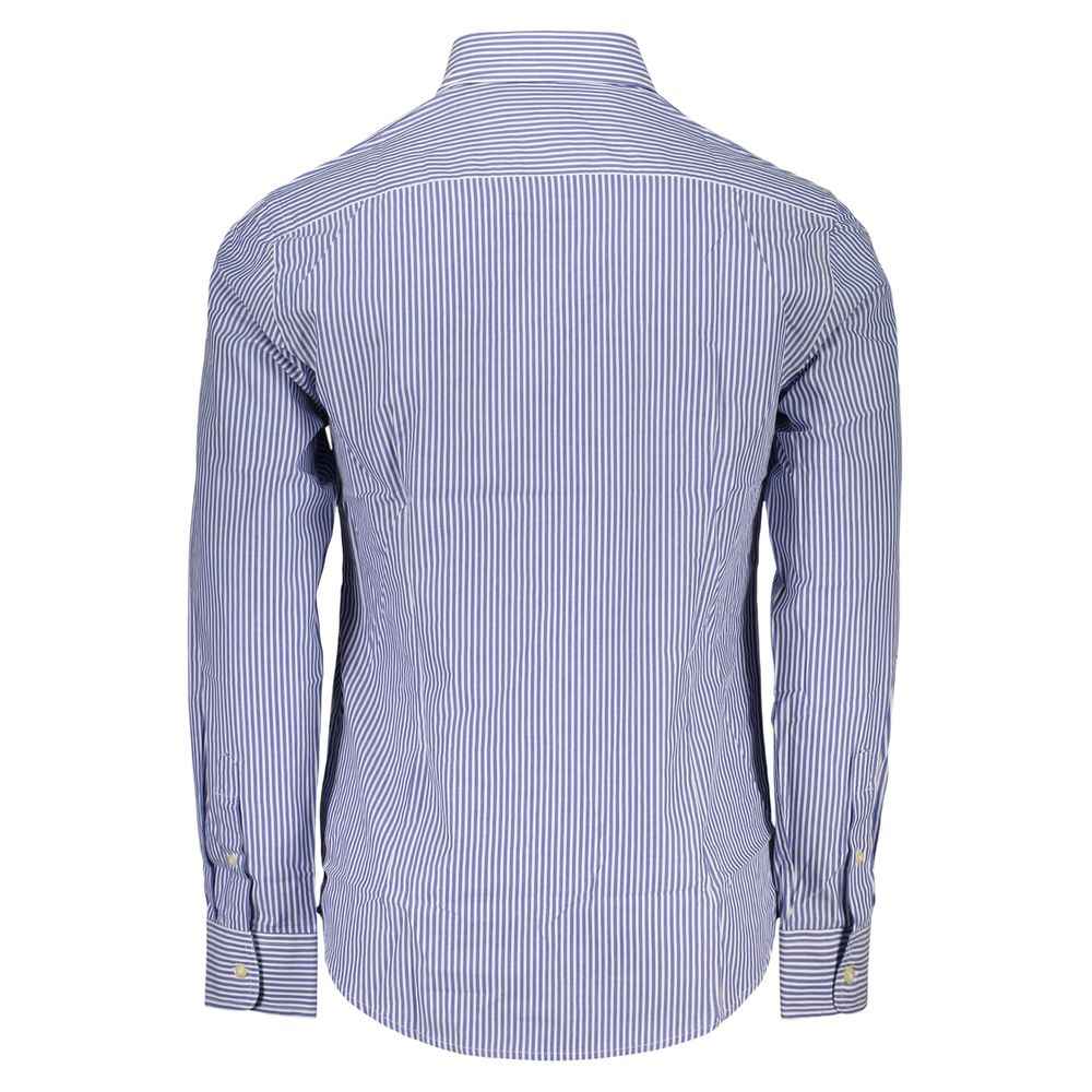 Blue Cotton Men's Shirt