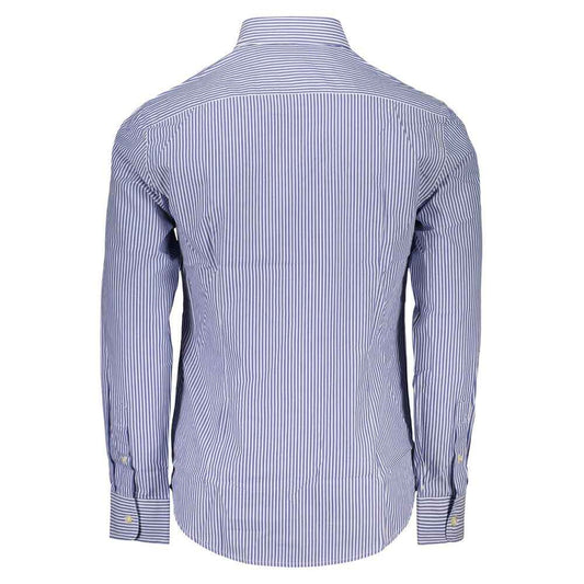 Blue Cotton Men's Shirt