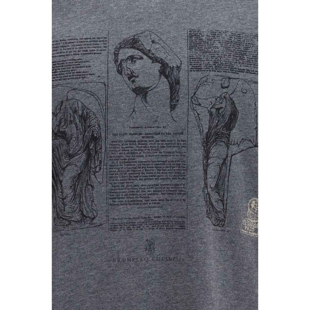 Gray Cotton T-Shirt