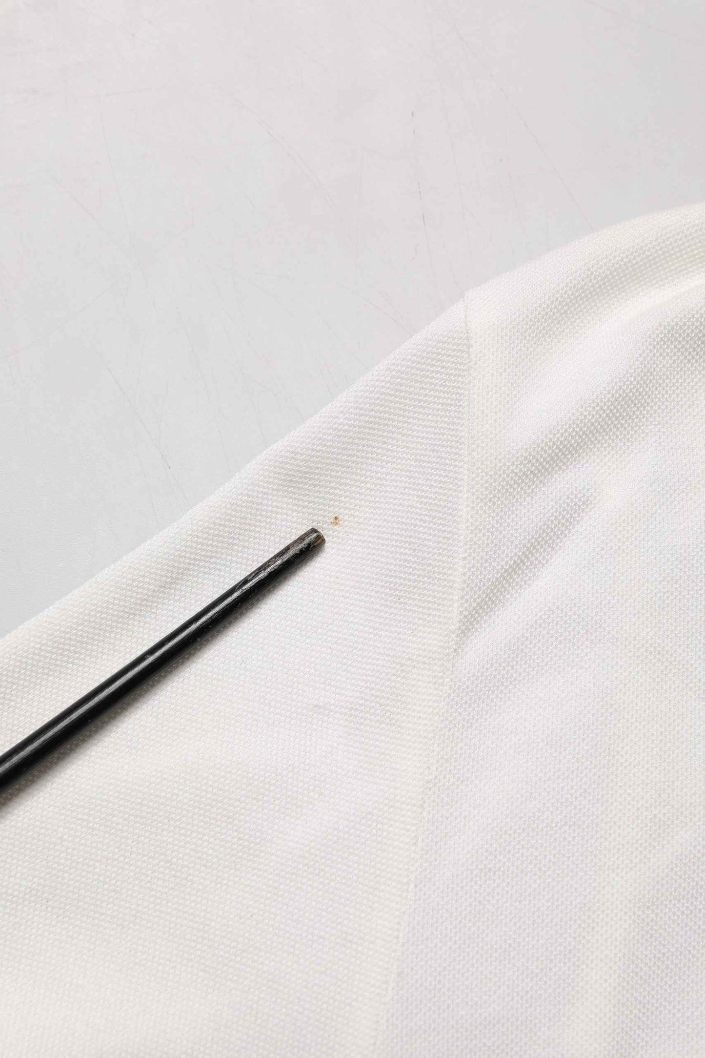 White Logo Plaque Short Sleeve Polo T-shirt