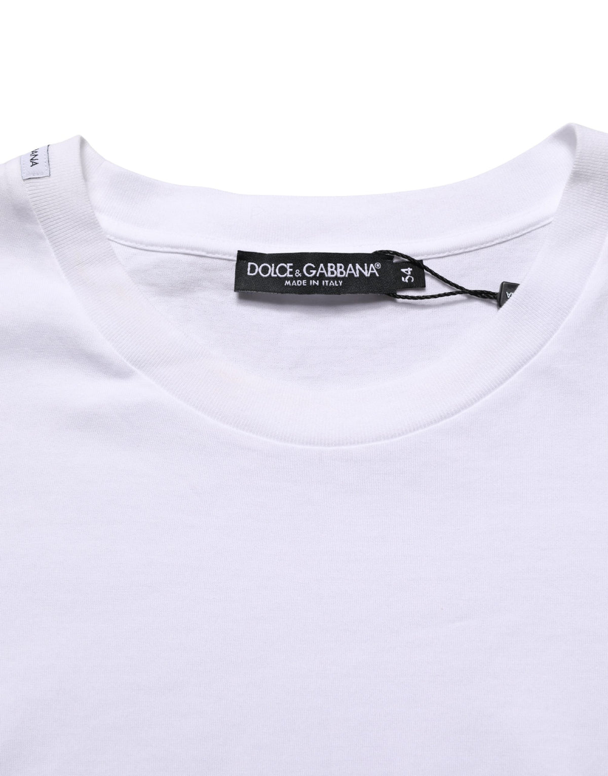 White Oversized Cotton Men Crew Neck T-shirt