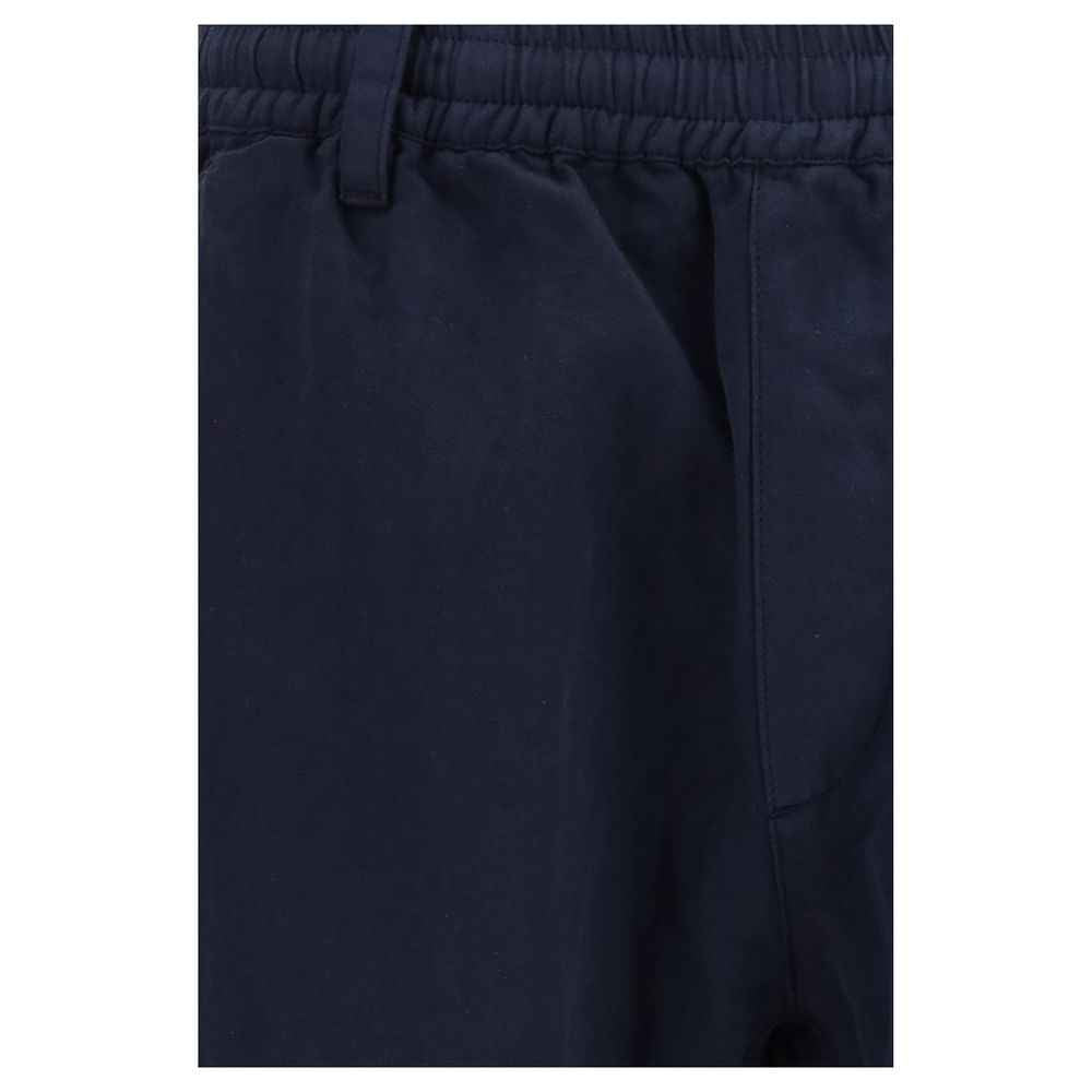 Blue Cotton Cargo Pants