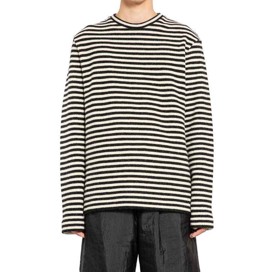 White Wool Long Sleeve T-Shirt