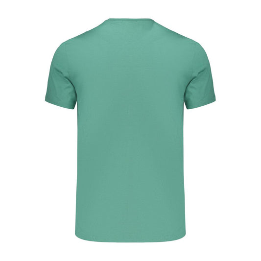 Green Cotton Mens T-Shirt