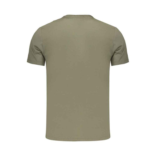 Green Cotton Men's T-Shirt