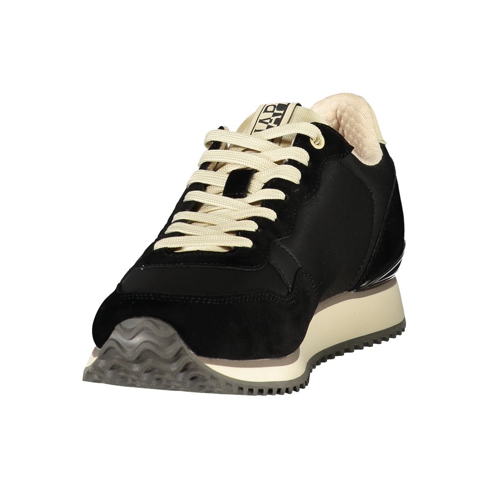 Nero Polyester Uomo Sneaker