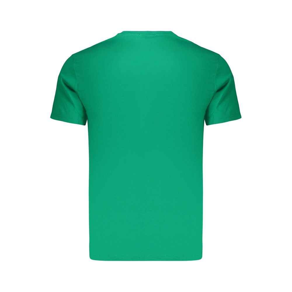 Green Cotton Men's T-Shirt