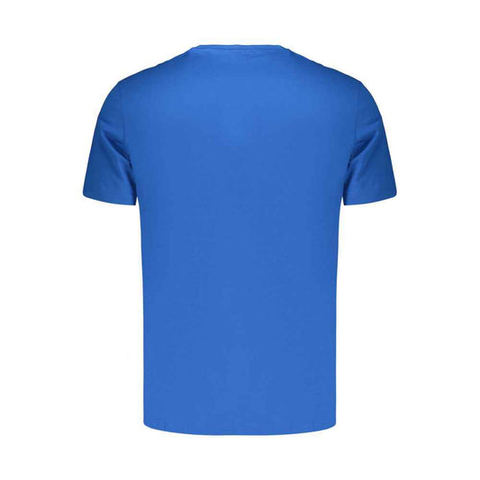 Blue Cotton Men's T-Shirt