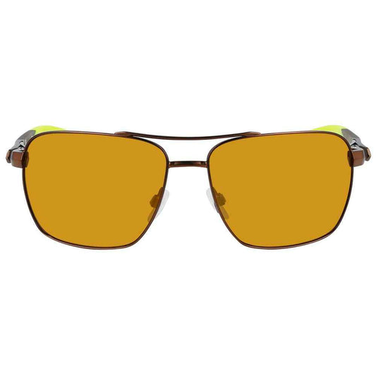 Brown Metal Sunglasses