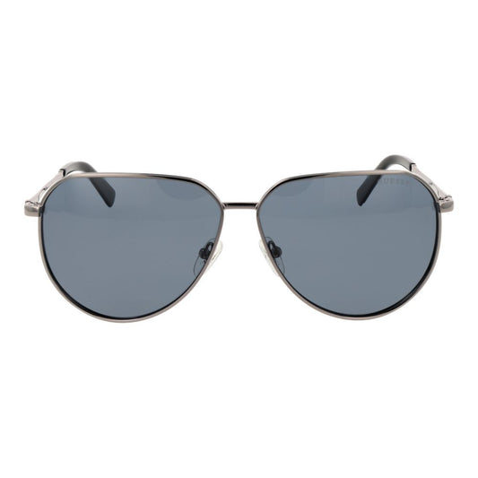 Gray Metal Sunglasses