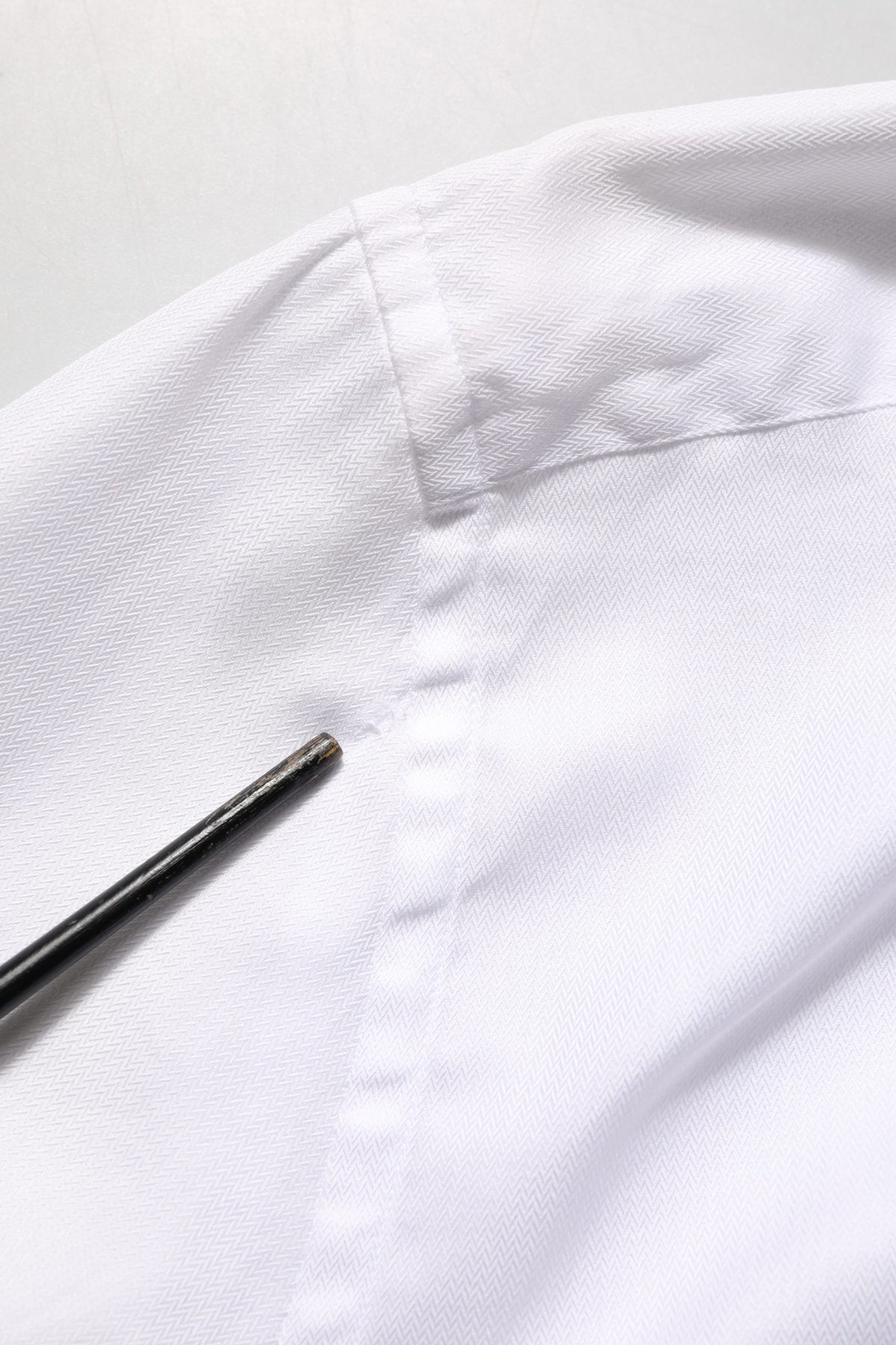 White Cotton Collared Dress Formal Men Shirt