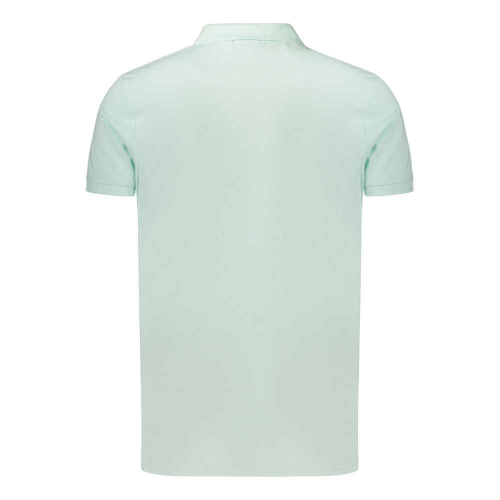Green Cotton Men's Polo Shirt