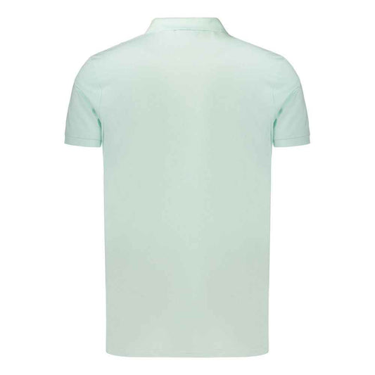Green Cotton Men's Polo Shirt