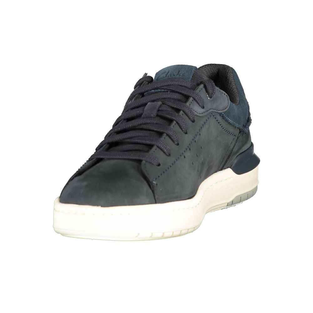 Blue Polyester Men's Sneaker