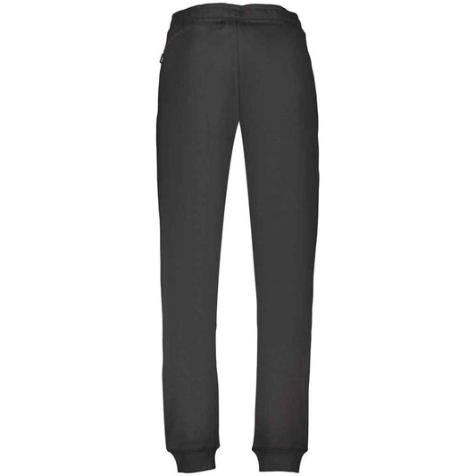 Black Cotton Mens Trousers