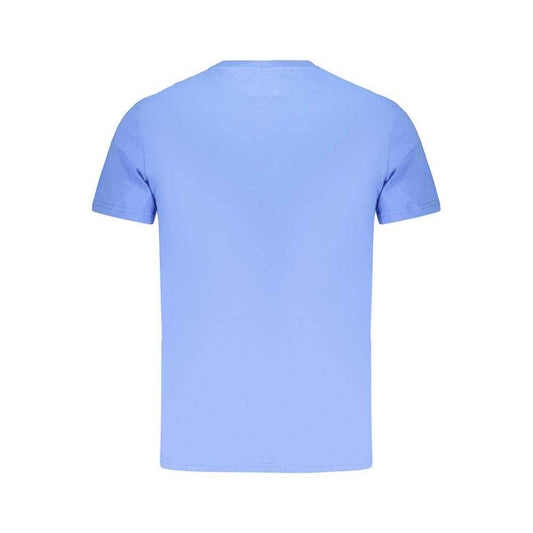 Light Blue Cotton Men's T-Shirt