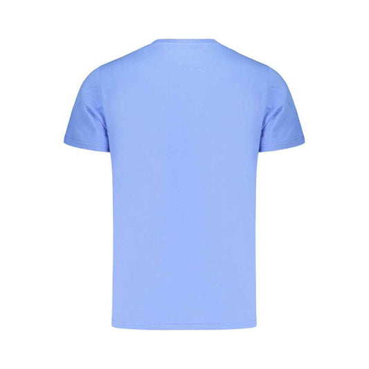 Blue Cotton Men's T-Shirt