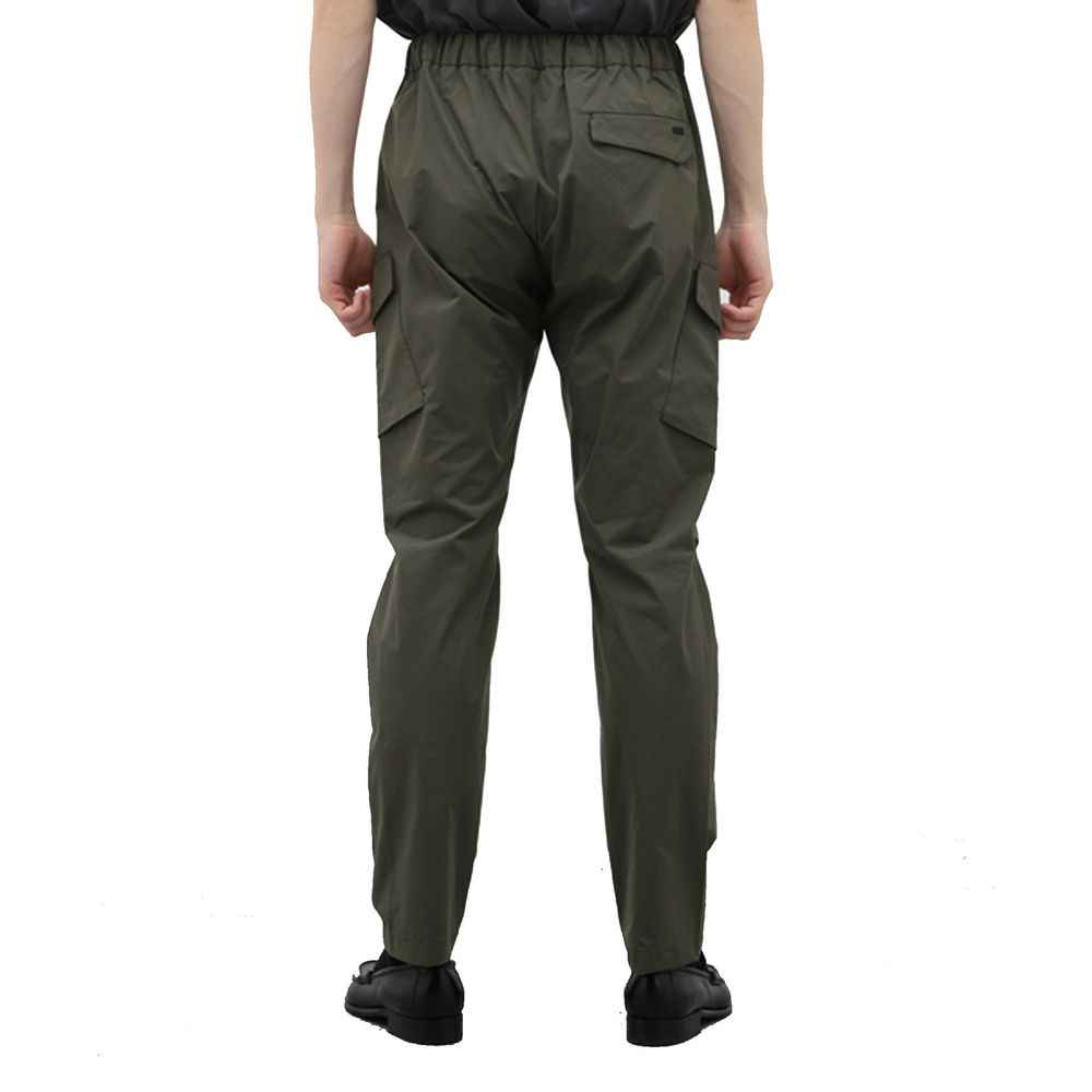 Bicolor Polyester Cargo Pants