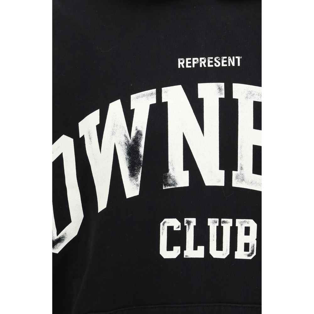 Black Cotton Sweatshirt