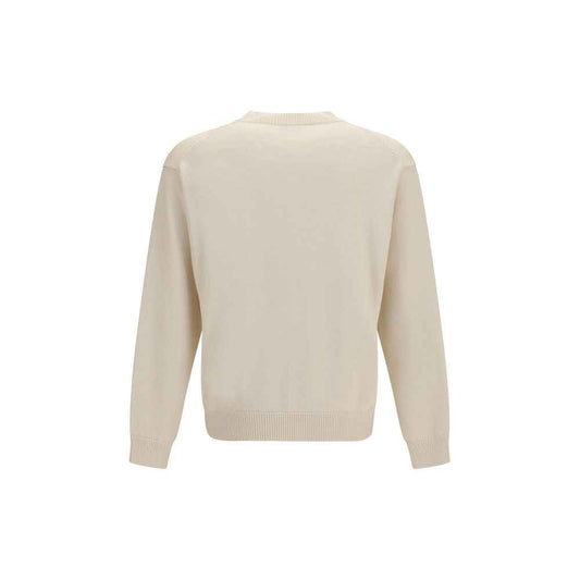 Beige Cotton Sweatshirt
