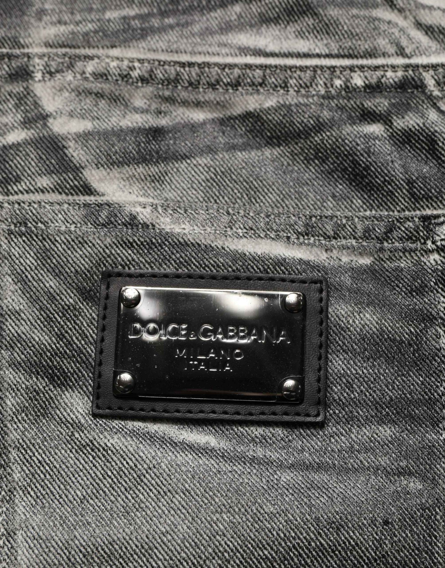 Grey Washed Mid Waist Straight Denim Jeans